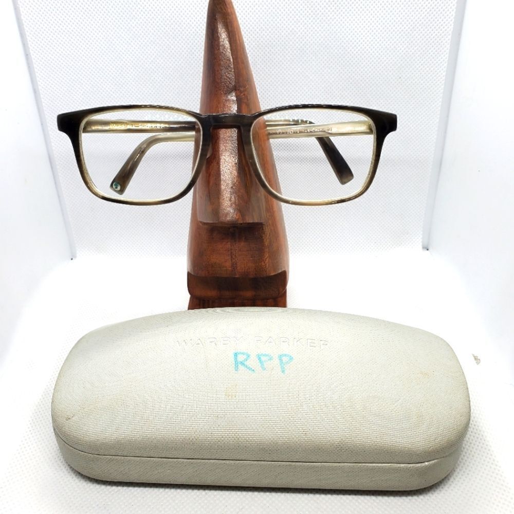 Warby Parker Bensen Prescription Glasses Frames & Case